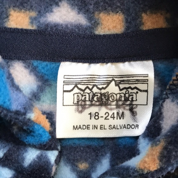 Patagonia Micro Fleece Bunting (size 18-24m) - Picture 3 of 3